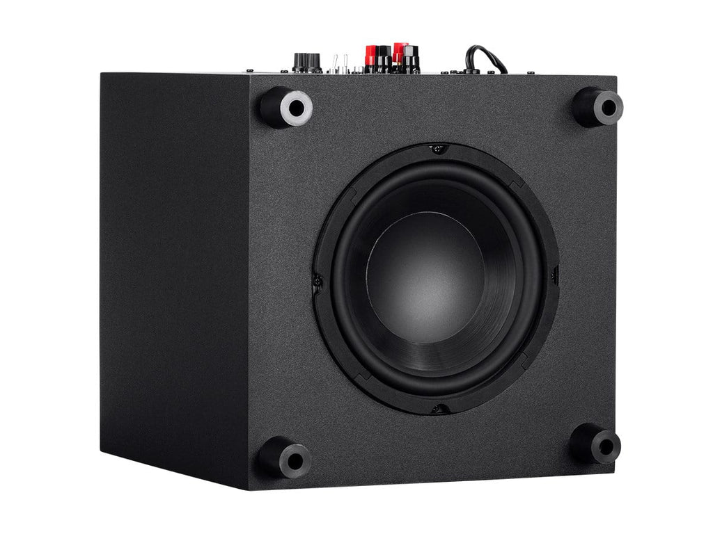 Monoprice Premium 5.1.4-Ch. Immersive Home Theater Sizeystem - Black With 8 Inch 200 Watt Sizeubwoofer