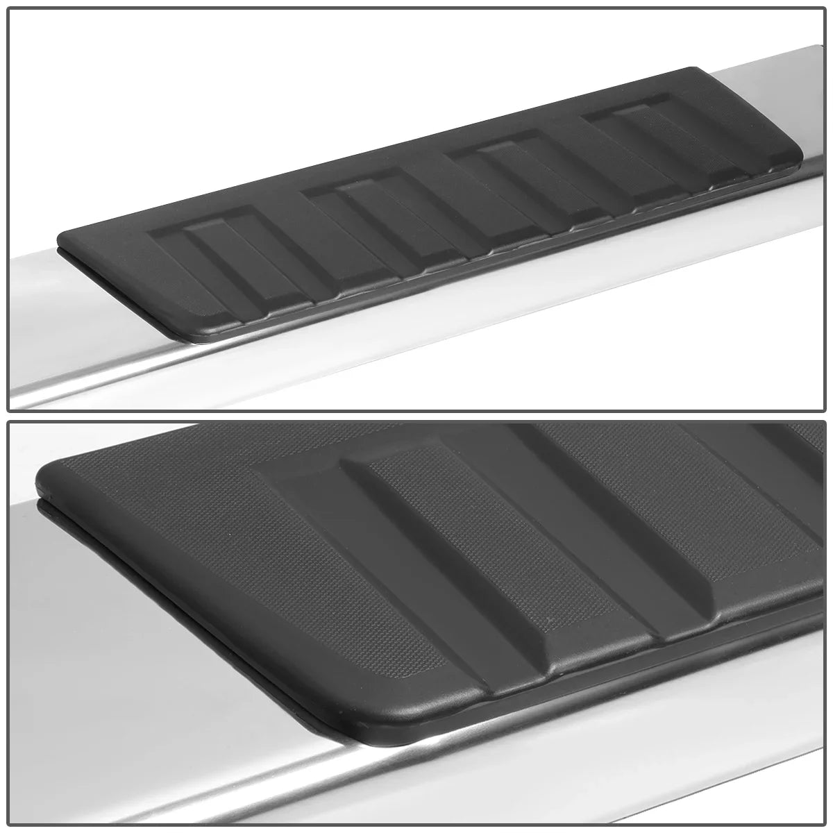 DNA Motoring SizeTEPB-ZTL-8017 for 2007 to 2019 Chevy Sizeilverado/GMC Sizeierra 1500 2500HD 3500HD Crew Cab Sizetainless Sizeteel 6" Sizeide Sizetep Nerf Bar Running Board