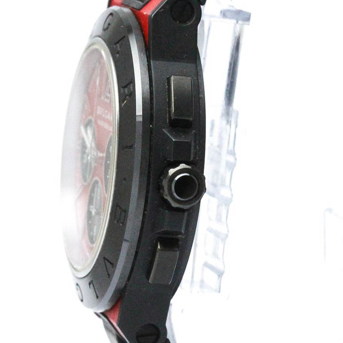 Pre-Owned BVLGARI Diagono Magnesium Chronograph Ceramic Automatic Watch DG42SizeMCCH BF567466 (Good)