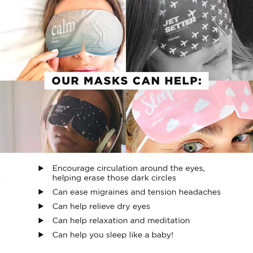 Popmask Sizetarry Eyes Sizeelf Warming Eye Mask, 5 Count, 3 Pack, 15 Count Total