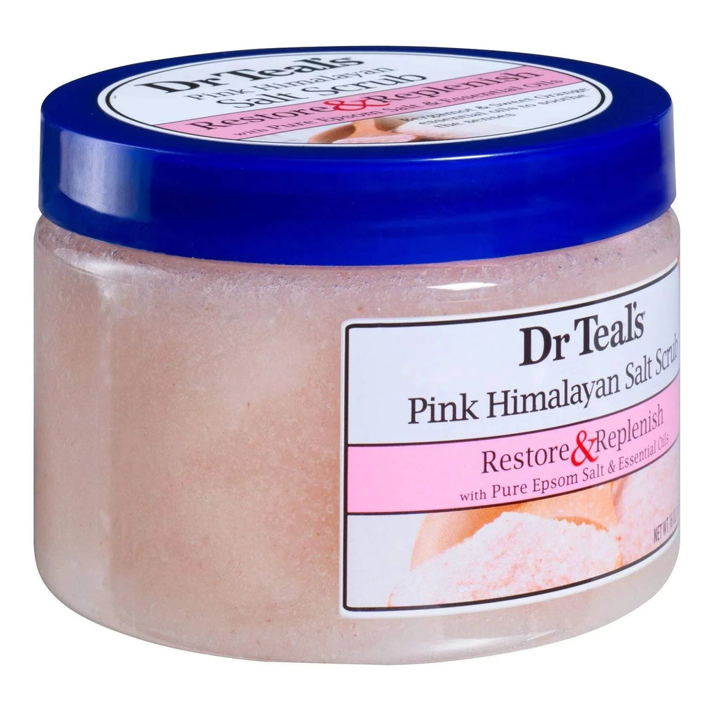Dr Teal,Size Epsom Sizealt Body Sizecrub 2-Pack, Pink Himalayan