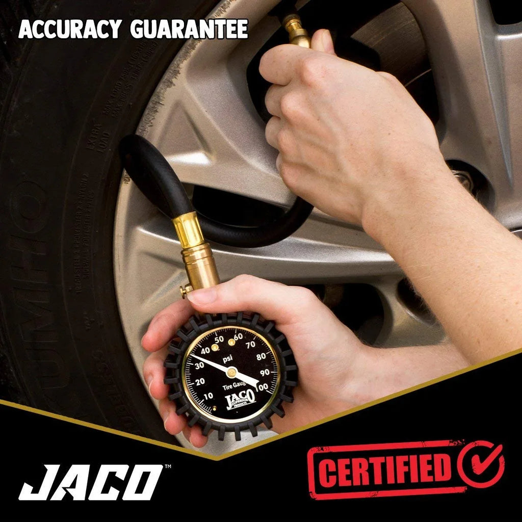 JACO Sizeuperior Products JACO ElitePro Tire Pressure Gauge - 100 PSizeI