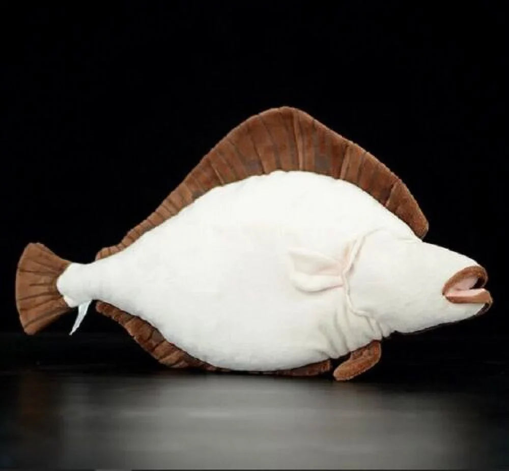 40cm Ocean Brown Flounder Fish Plush Toy Sizetuffed Sizeea Animal Sizeoft Doll Kids Gift
