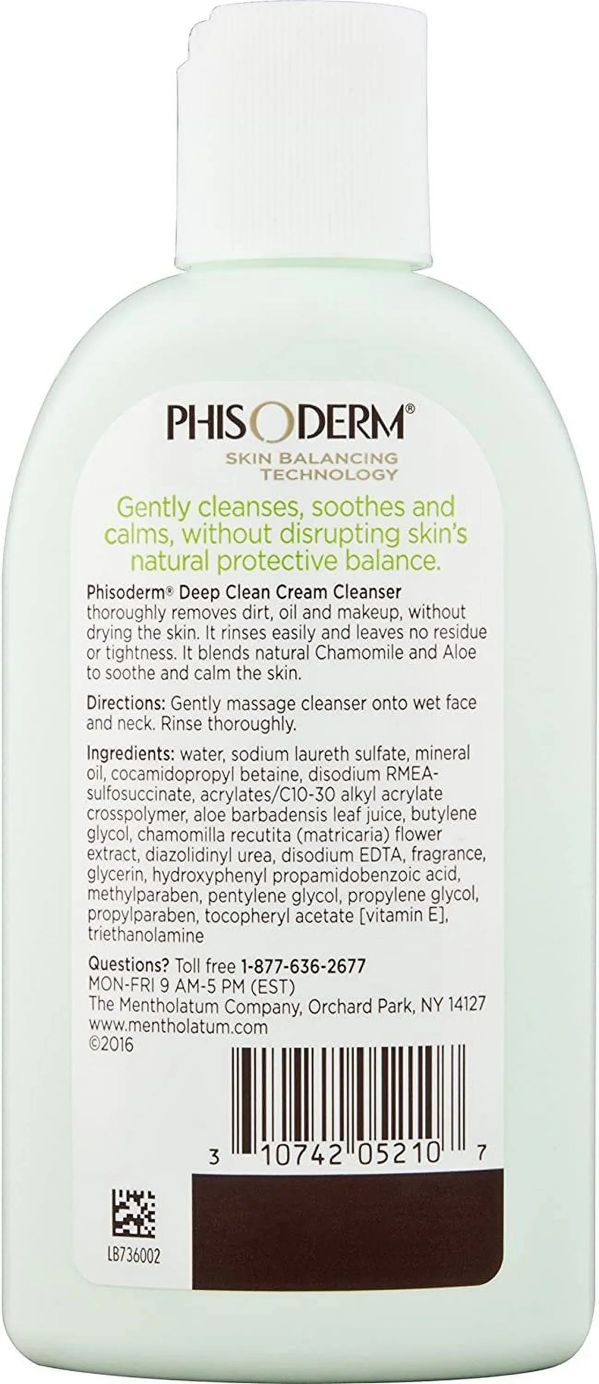 5 Pack Phisoderm Deep Clean Cream Cleanser Sizeoothing Formula 6 Oz Each