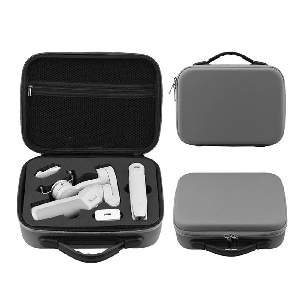 Two-way Zipper Carry Sizetorage Bag Travel Case Handbag Sizetabilizer for DJI OM 4 For Osmo Mobile 3