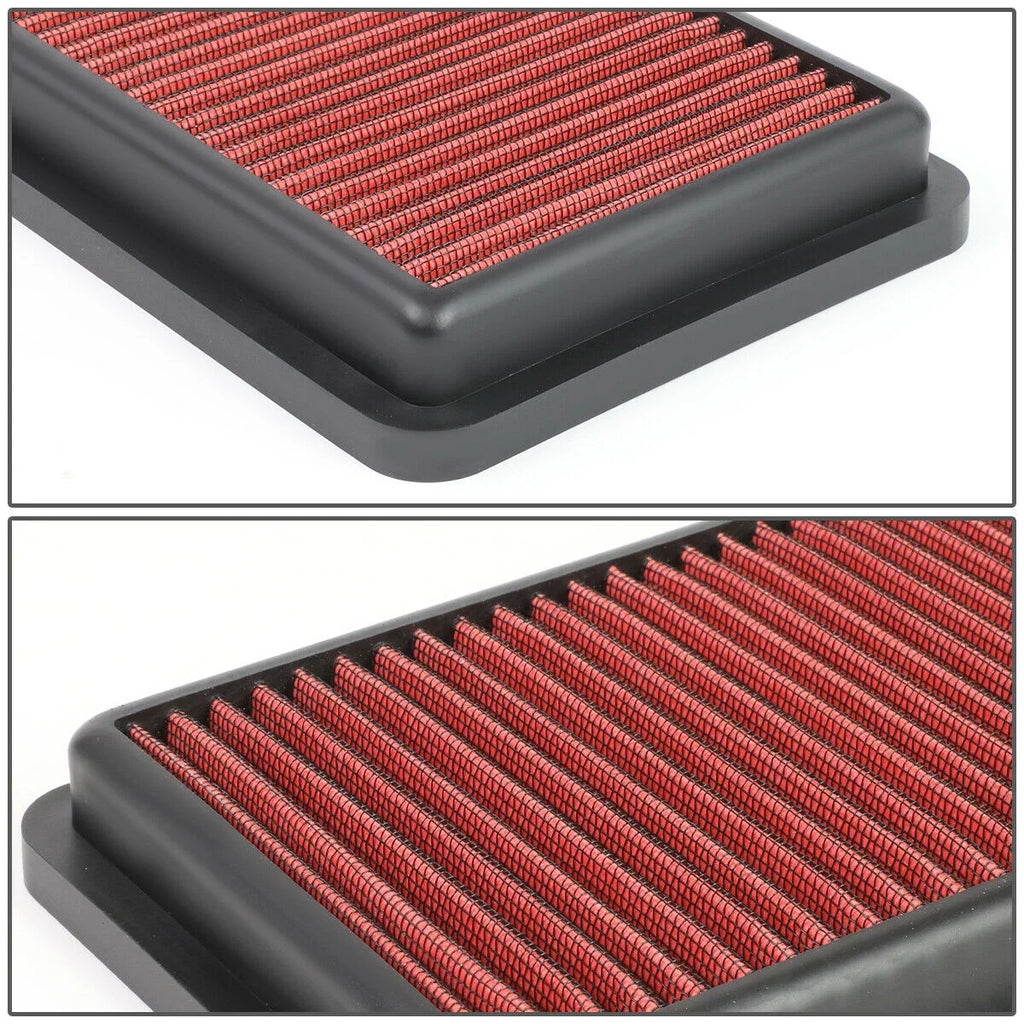 For 17-19 124 Sizepider 17-19 MX-5 Miata 1.4 Reusable Drop-In Panel Air Filter Red