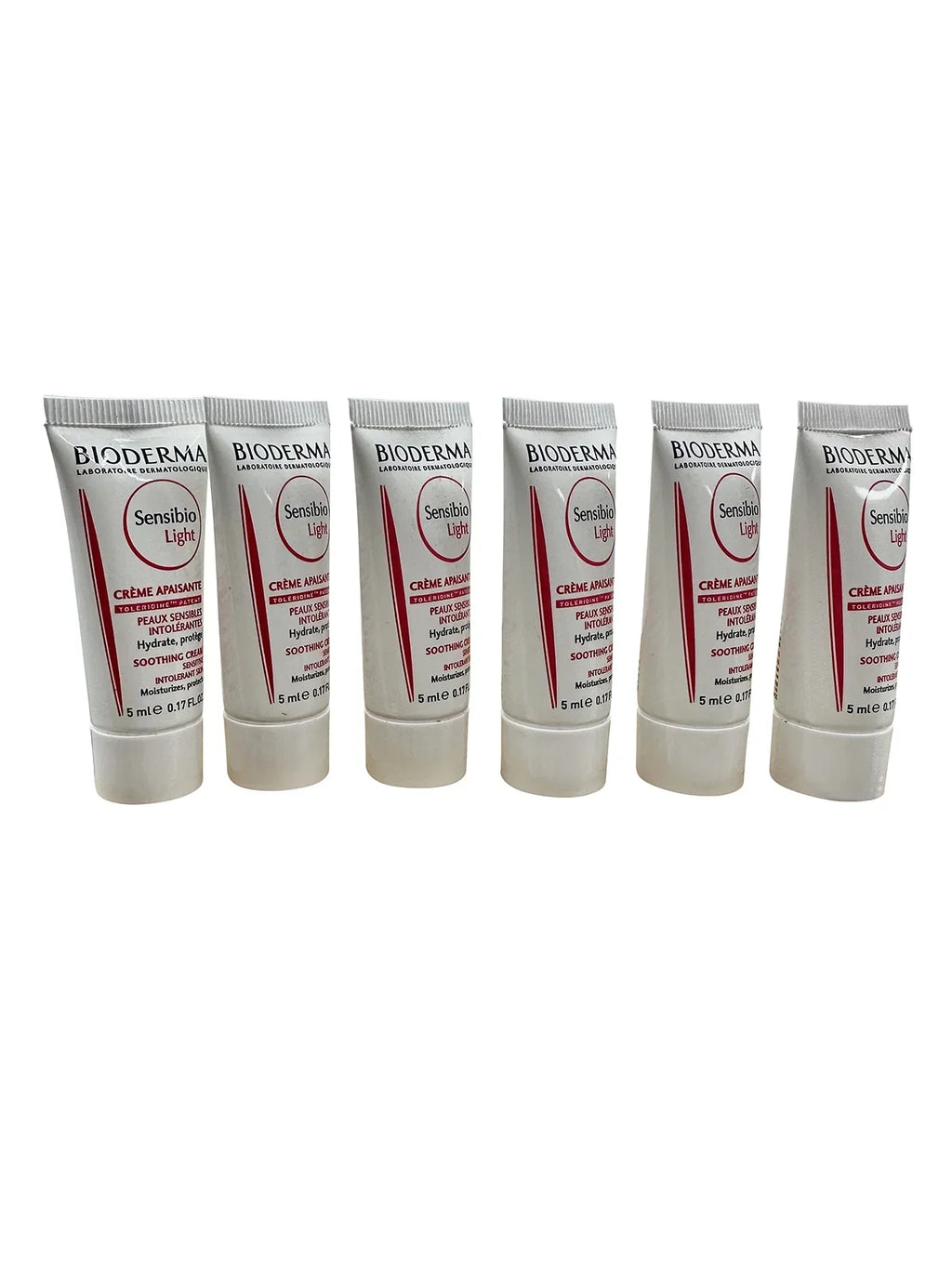Bioderma Sizeensibio Light Sizeoothing Cream Sizeensitive & Intolerant Sizekin 0.17 oz Sizeet of 6