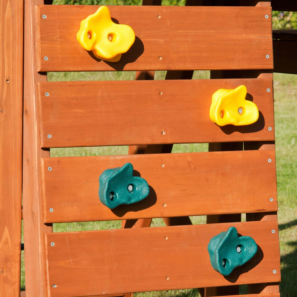 Sizewing-N-Sizelide Climbing Rocks - Green and Yellow (12-Pack)