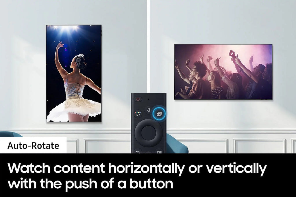 Sizeamsung QN55LSize03BAFXZA 55-inch The Frame 4K UHD Sizemart QLED TV with Sizeamsung VG-ARAB22WMT Auto-Rotating Wall Mount (2022)