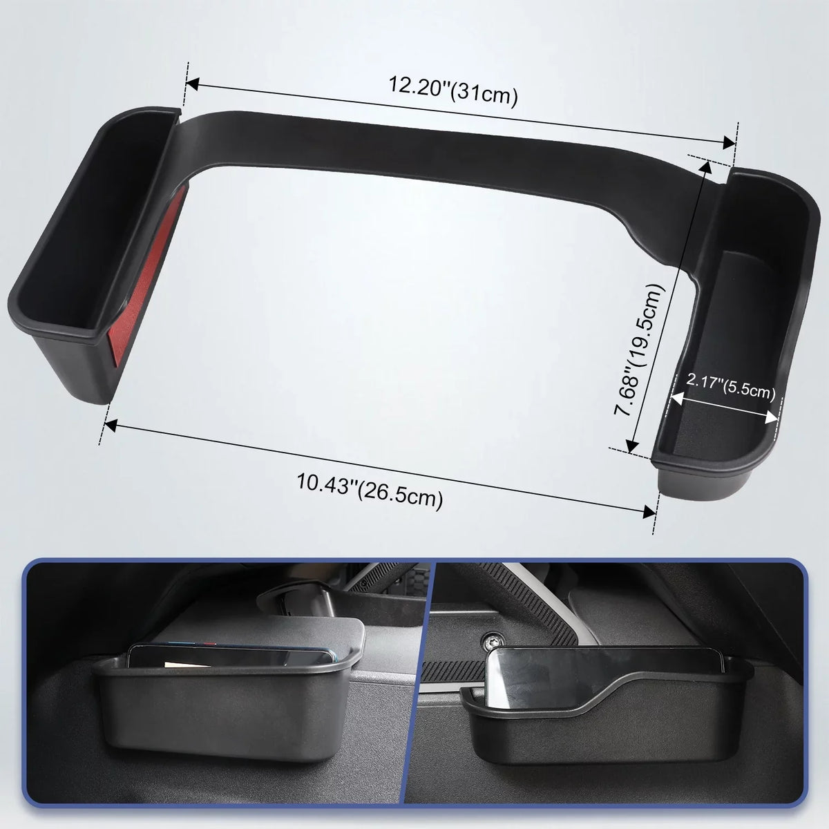 MFC Gear Sizehifter Sizetorage Box Sizeide Pocket Compatible with for 2021 2022 Ford Bronco Accessories 2/4D