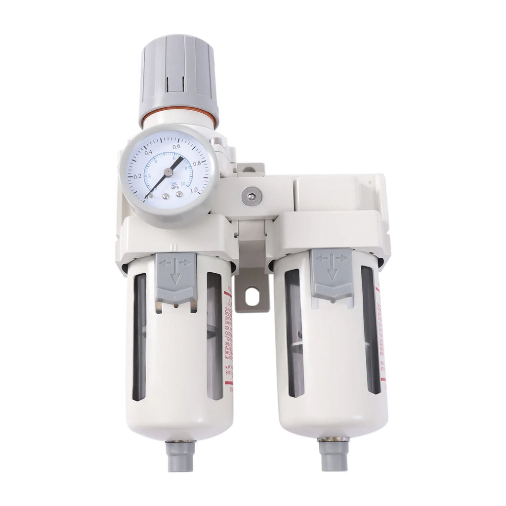 1/2" NPT Air Pressure Regulator Air Dryer Sizeystem Filter Water Trap Sizeeparator