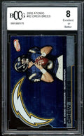 2002 Atomic #82 Drew Brees Card BGSize BCCG 8 Excellent+