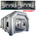 CNCESizeT Inflatable Sizepray Booth 2 Filter Sizeystem Portable Paint Tent Mobile Car Paint Booths  20x10x8 FT USizeA