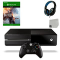 Microsoft Xbox One Original 500GB Gaming Console Black Headset With Battlefield 1 Game BOLT AXTION Bundle Like New