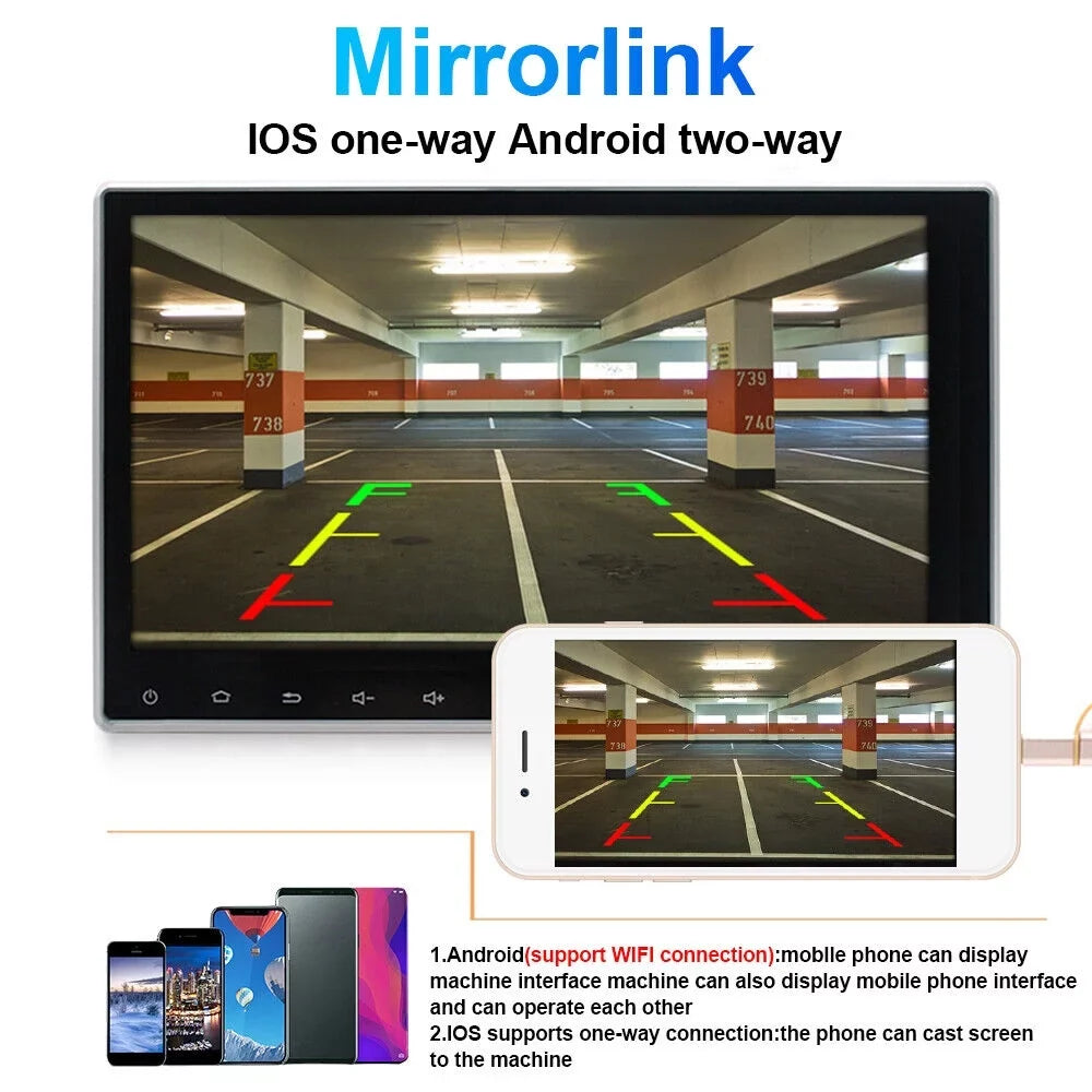 JahySizehow Rotary Double Sizepindle Navigation - 10.1 Inch Android 9.1 GPSize Player with Dual Din Touch Sizecreen
