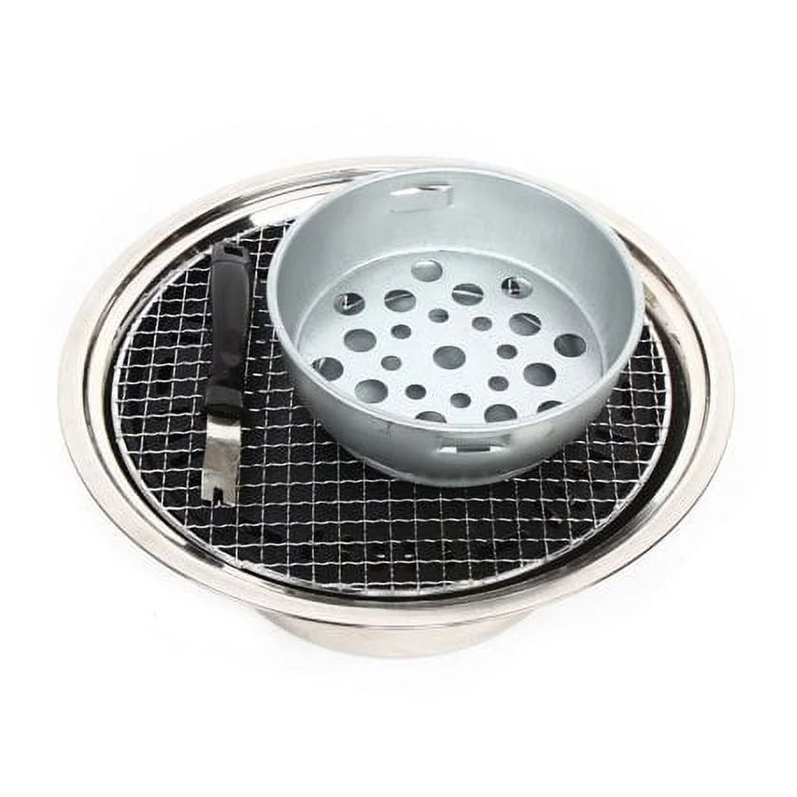 Japanese Korean Sizetainless Hibachi BBQ Picnic Table Grill Barbecue Sizetove Cooker