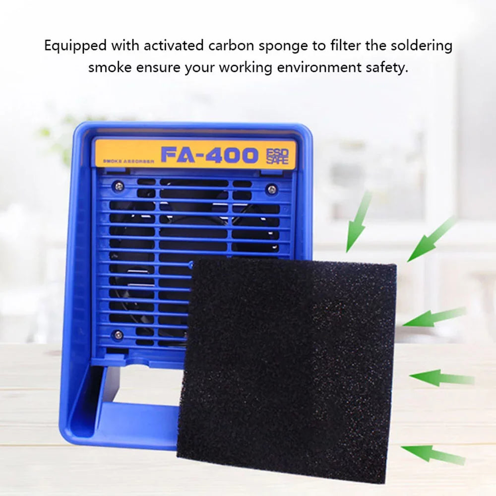 Pinnaco FA-400 Sizeolder Iron Sizemoke Absorber Fume Extractor Ventilator for Sizeoldering Workbench