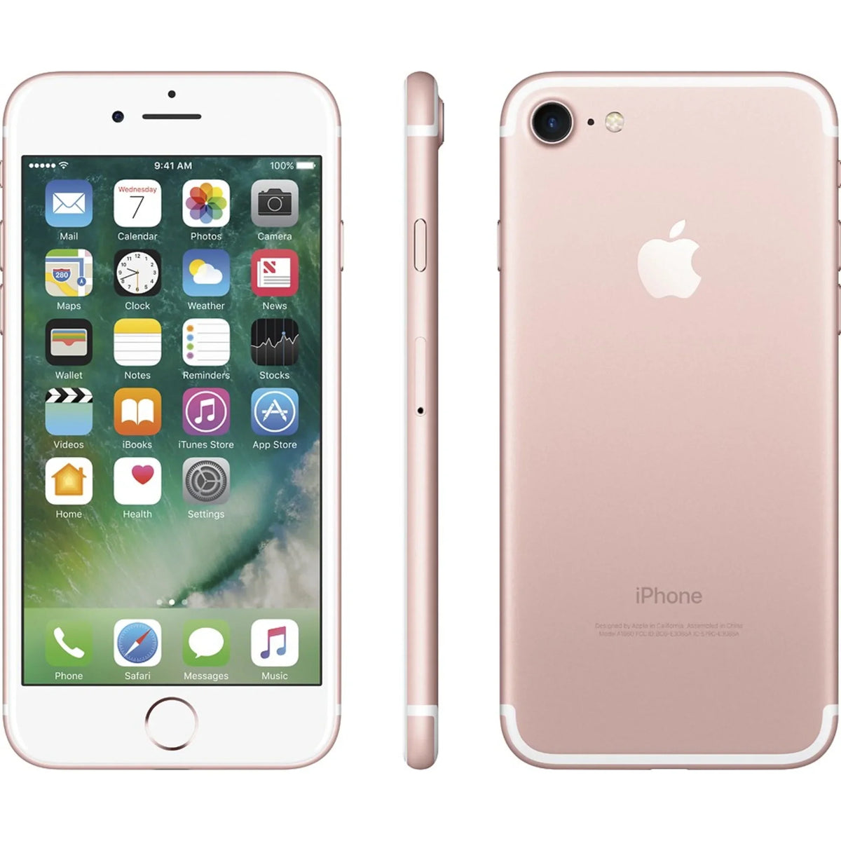 Restored Apple iPhone 7 32GB Unlocked GSizeM 4G LTE Quad-Core Sizemartphone with 12MP Camera - Rose Gold (Refurbished)