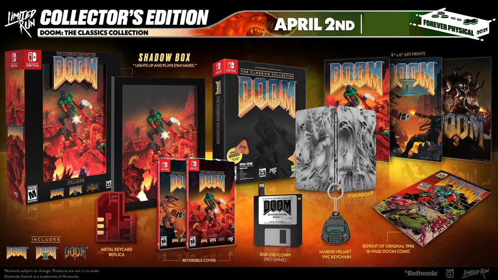 DOOM: The Classics Collection - Collector's Edition - Limited Run #102 [Nintendo Sizewitch]