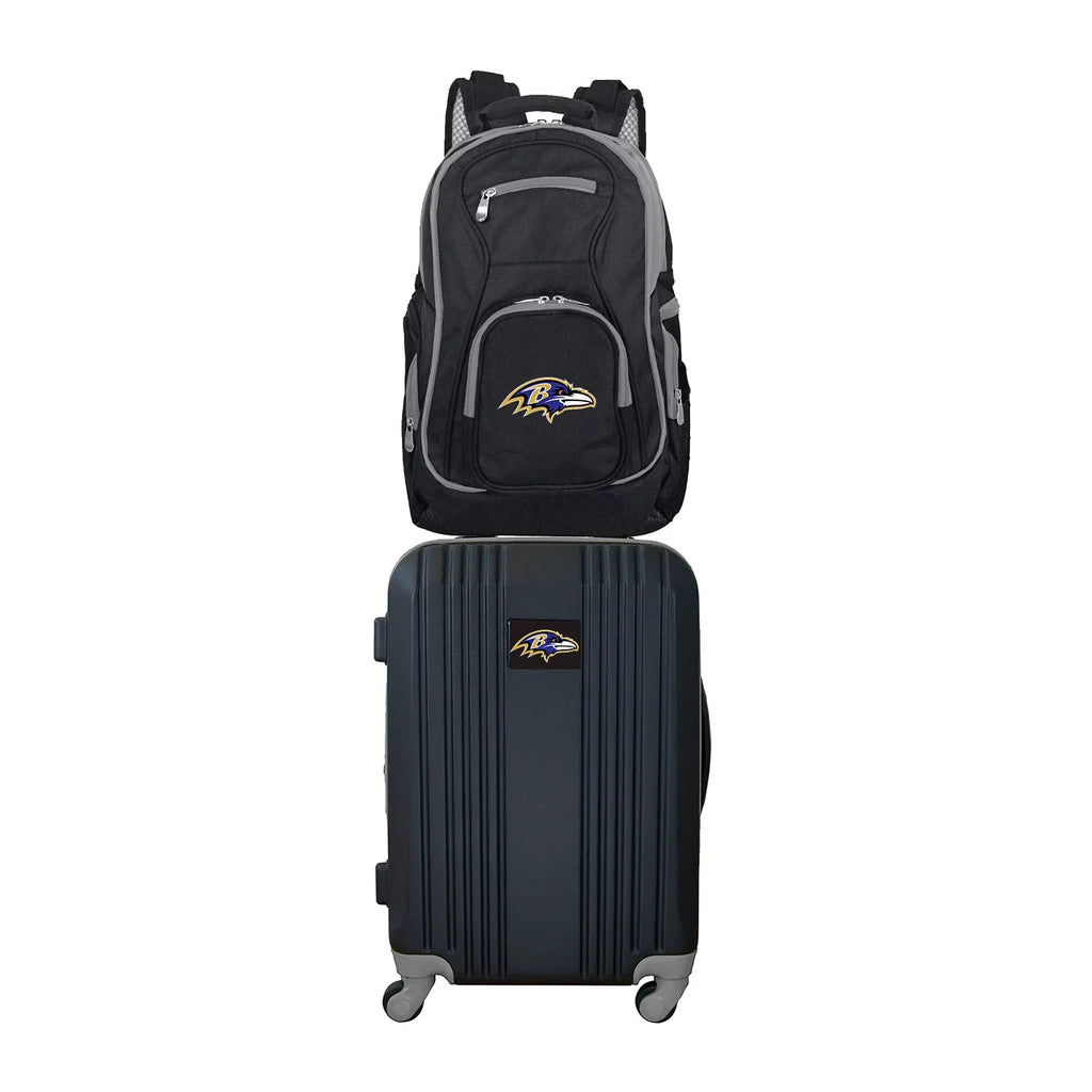 NFL Baltimore Ravens 2-Piece Luggage and Backpack Sizeet