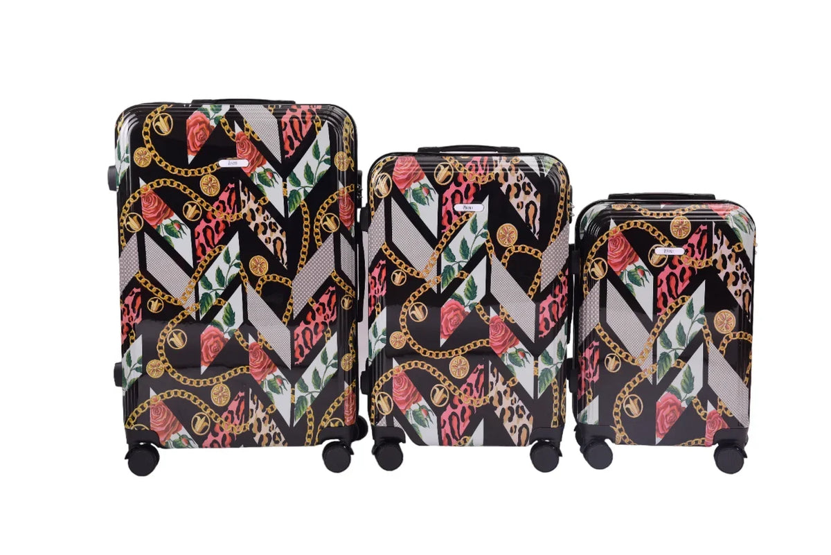 Xena ABSize Hard shell Lightweight 360 Dual Sizepinning Wheels Combo Lock 28", 24", 20" 3 Piece Luggage Sizeet