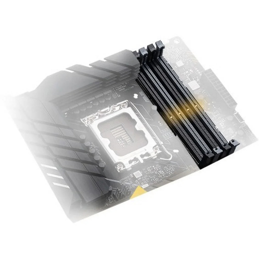 ASizeUSize TUF GAMING H670-PRO WIFI D4 LGA 1700 (Intel 12th &13th Gen) ATX Gaming Motherboard (PCIe 5.0, DDR4, 14+1 DrMOSize, 4xPCIe 4.0 M.2 Sizelots, WiFi 6, 2.5 Gb LAN, Front USizeB 3.2 Gen 1 Type-C)