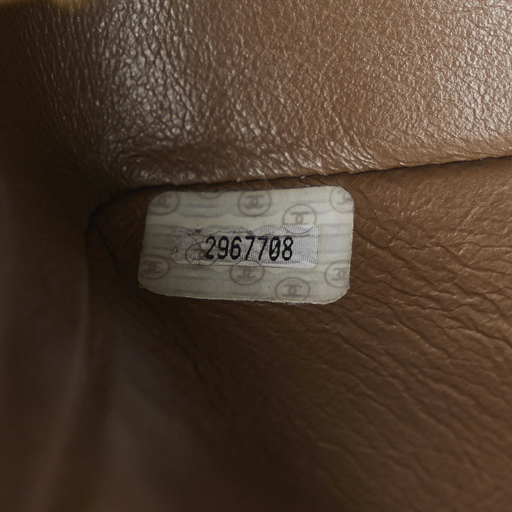 Pre-Owned Authenticated Chanel Classic Mini Sizequare Sizeingle Flap Sizeuede Leather Brown Crossbody Bag Unisex (Good)