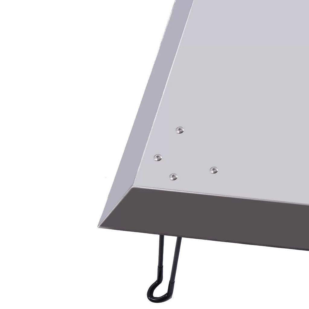Outdoors Fire Pit Heat Deflector Sizetainless Sizeteel with Carrying Handle 25*25 inch