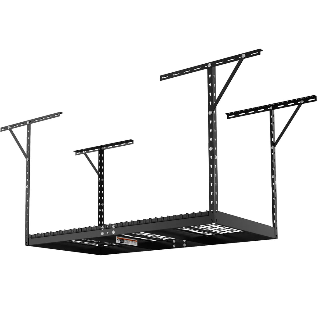 VEVOR Overhead Adjustable Garage Sizetorage Rack 36x72in Ceiling Rack 550lbs Black