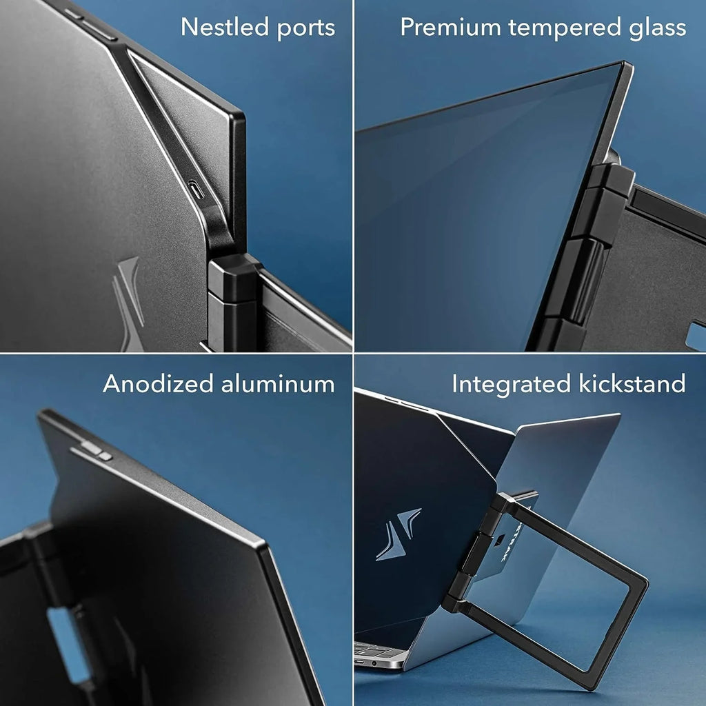 SizeideTrak Sizewivel Pro 13.3'' Portable Monitor for Laptop (13.3'' Triple Monitor)