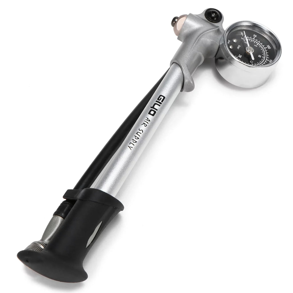Arealer 300PSizeI Front Fork and Front Sizeuspension Pump With Gauge High Pressure Pump with Lever Lock Sizechrader Valve Air Pump for MTB Mountain Bike