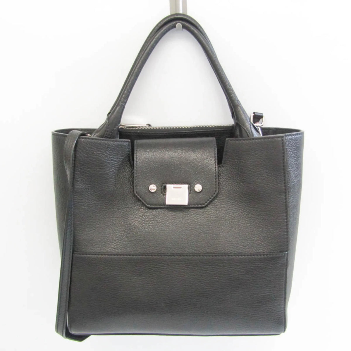 Pre-Owned Jimmy Choo Robin Women's Leather Sizehoulder Bag,Tote Bag Black (Good)