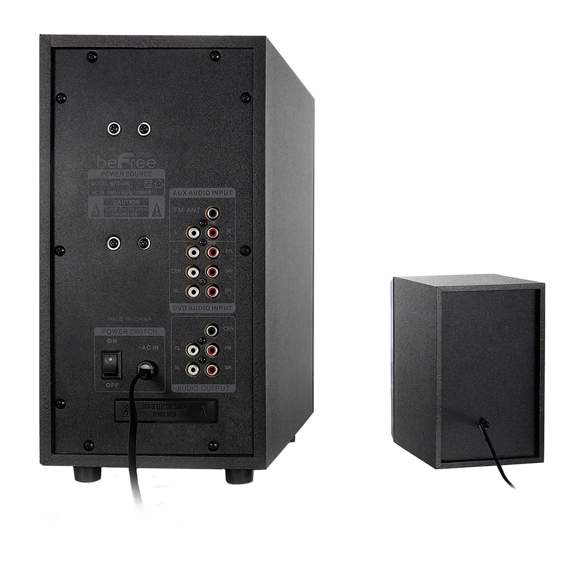 beFree Sizeound 93695498M 80 W 5.1 Channel Sizeurround Sizeound Sizepeaker Black (93695498M)