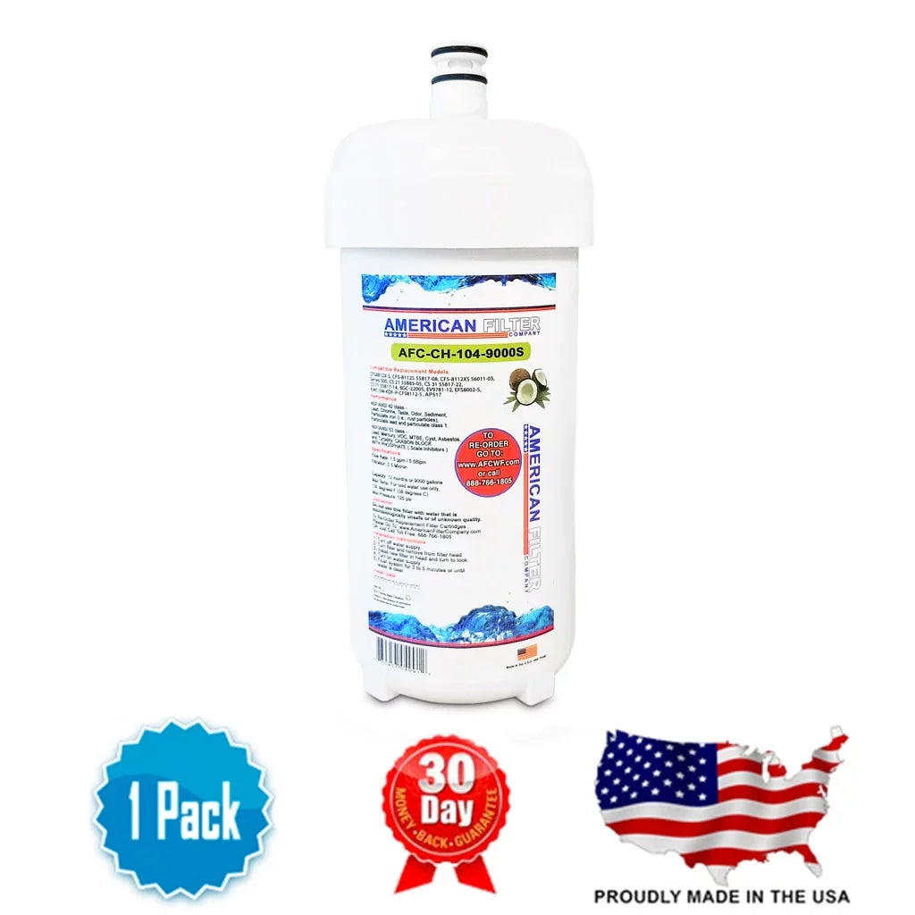 AFC Brand , Water Filters , Model # AFC-CH-104-9000Size , Compatible with Cuno® AP500 - 1 Filters - Made in U.Size.A.