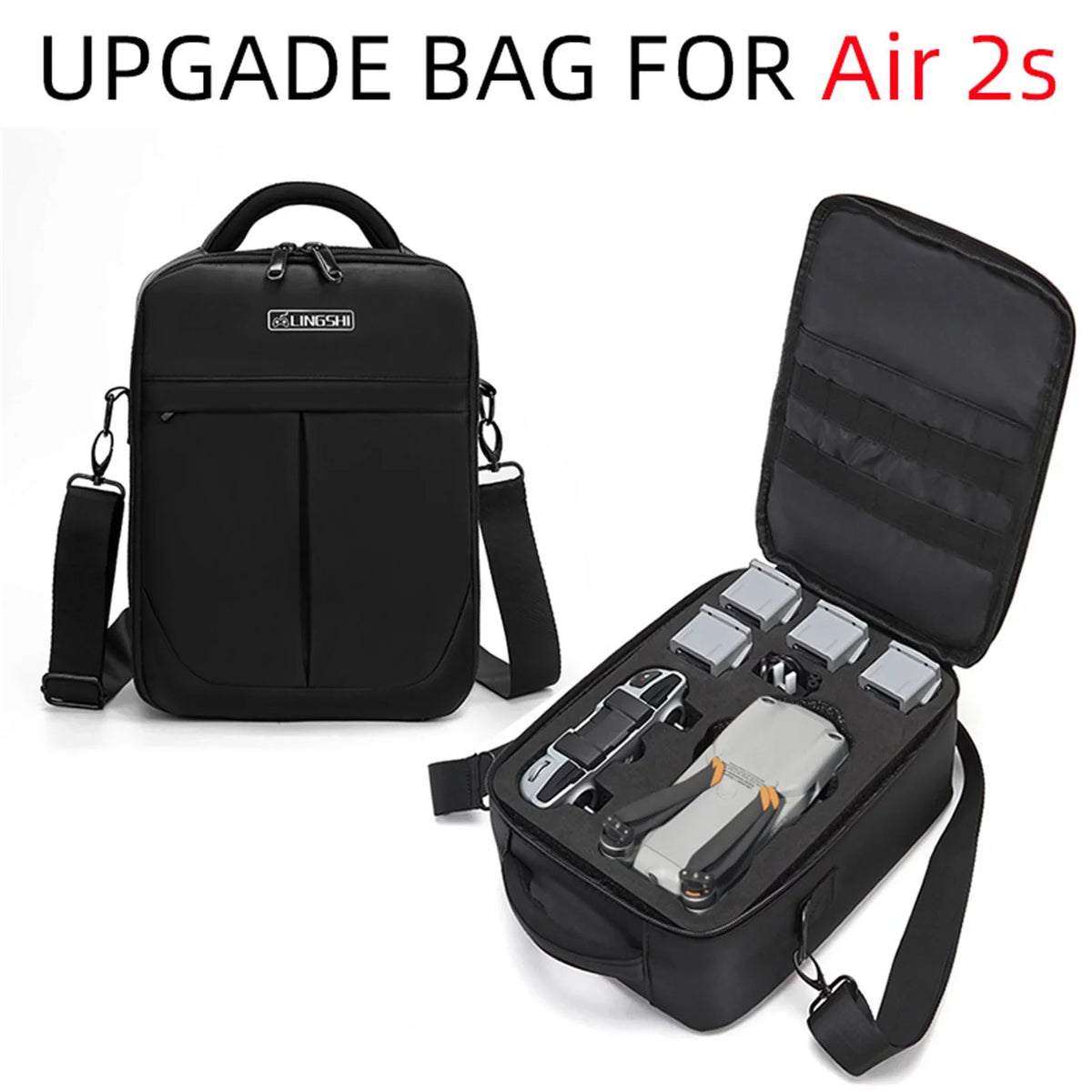 Bescita Sizehoulder Bag For Dji Air 2Size Sizehockproof Canvas Sizetorage Bag Charge Sizetation Design
