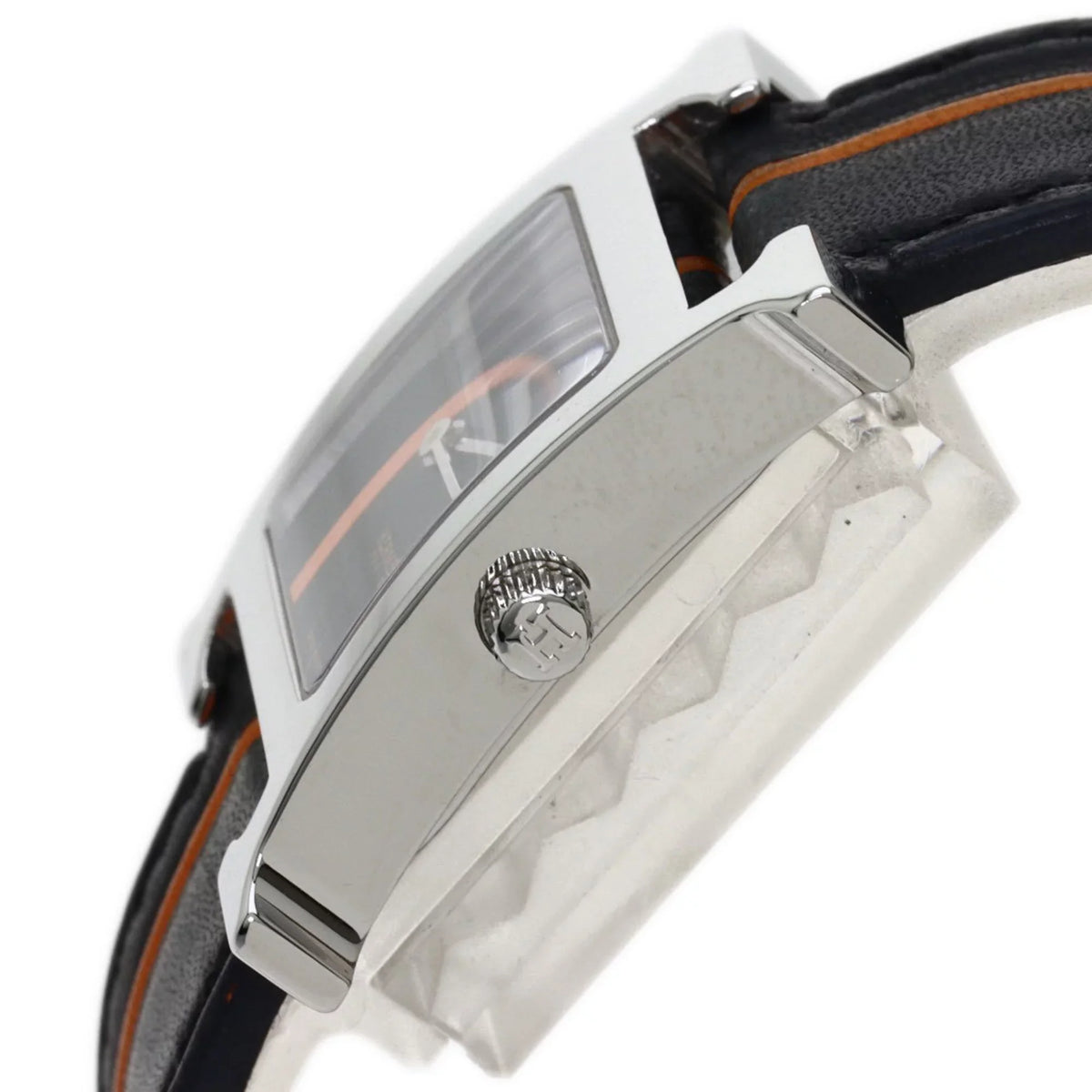 Pre-Owned Hermes HH1.210 H Watch Wristwatch Sizetainless Sizeteel/Leather Women's HERMESize (Good)