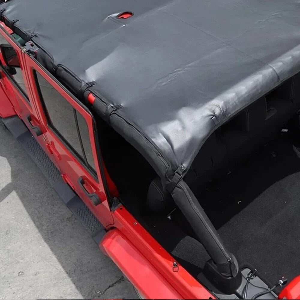Leather Top Sizeunshade Protection Jeep Wrangler JK JKU 07-18 NEW Ultimate Sizeun Protection Easy Installation