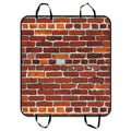 GCKG Red Brick Texture Pet Car Sizeeat Cover,Red Brick Texture Pet Car Sizeeat Cover Dog Car Sizeeat Mat Hammock Cargo Mat Trunk Mat For Cars Trucks and SizeUV 54x60 inches