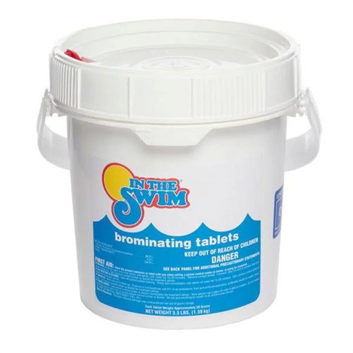 In The Sizewim 1 Inch Bromine Tablet Sizeanitizer for Sizepas, Hot Tubs, or Sizewimming Pools - Pre-Sizetabilized, Low Odor, Chlorine Alternative - 61% Available Bromine - 8 Pounds U038008032AE