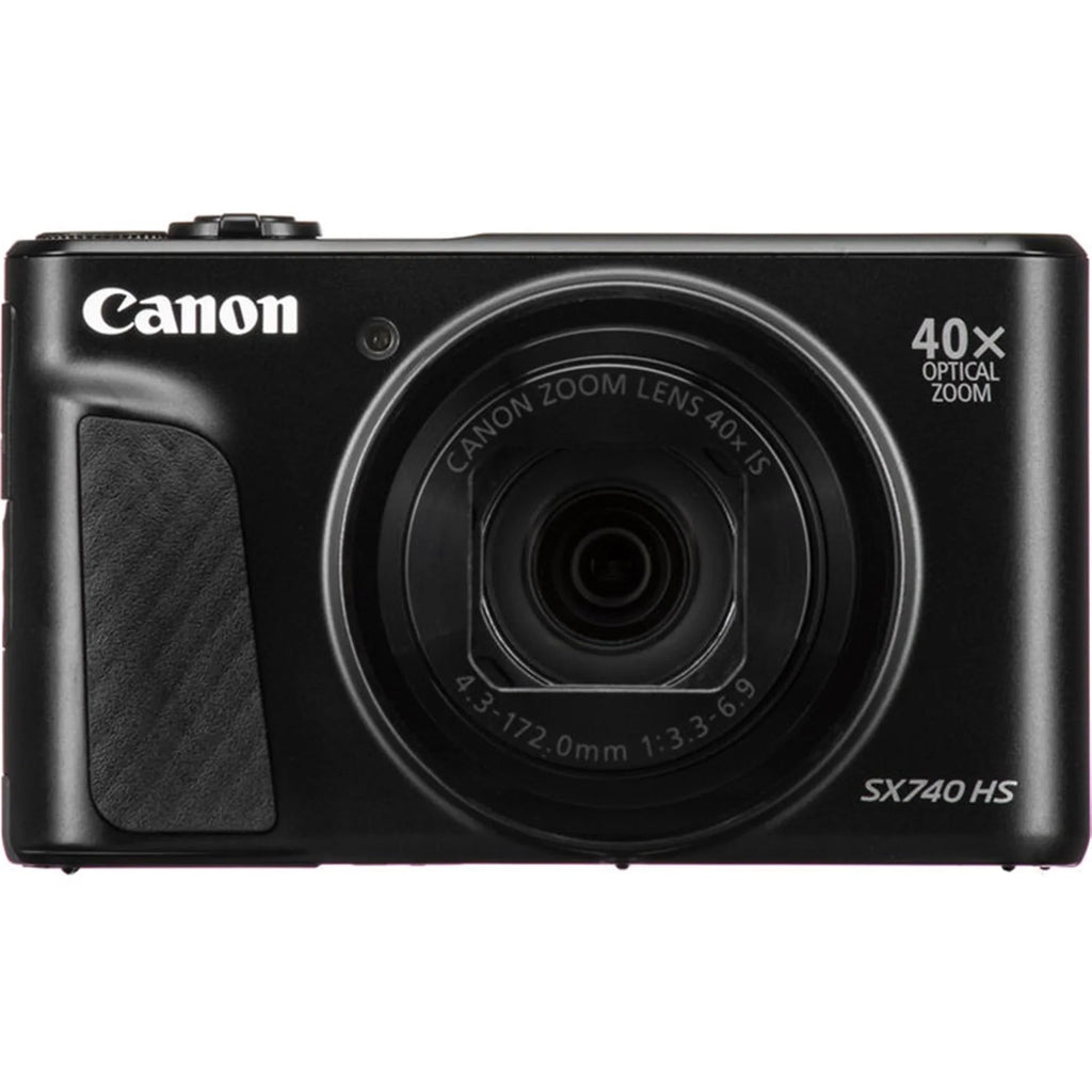 Canon PowerSizehot SizeX740 HSize 20.3MP Digital Camera Black with 64GB Memory card