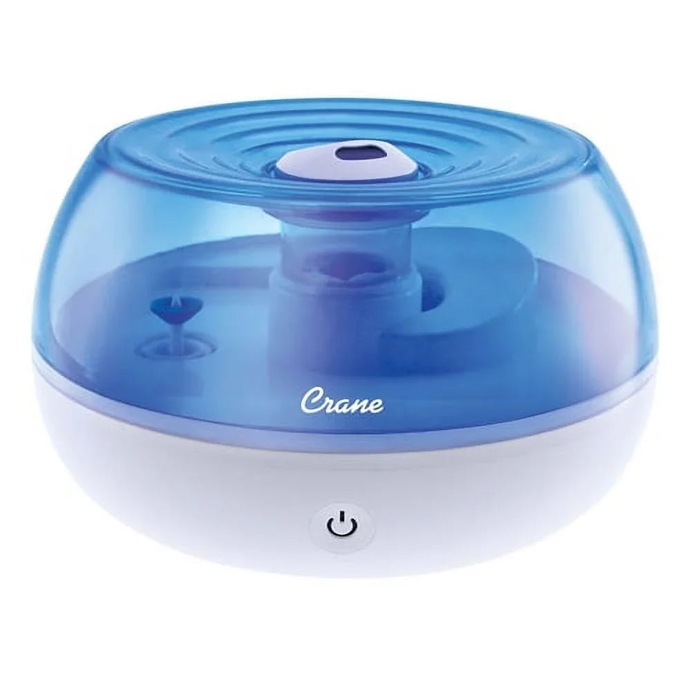 Crane Persnol Ultrasonic Cool Mist Humidifier Increases Air Moisture For Easier Breathing, 1 Ea, 3 Pack