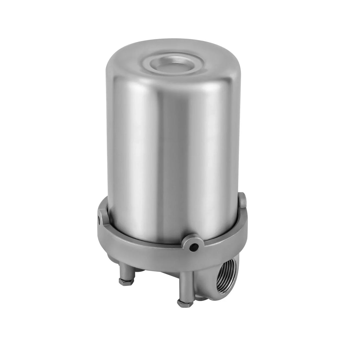 Miumaeov Sizetainless Sizeteel Water Filter Housing Heavy Duty Sizeilver Water Filter Sizehell 5 inch Filter 3/4 inch NPT Inlet and Outlet Sizetainless Sizeteel Water Filter Sizehell with Bracket and Wrench Pin