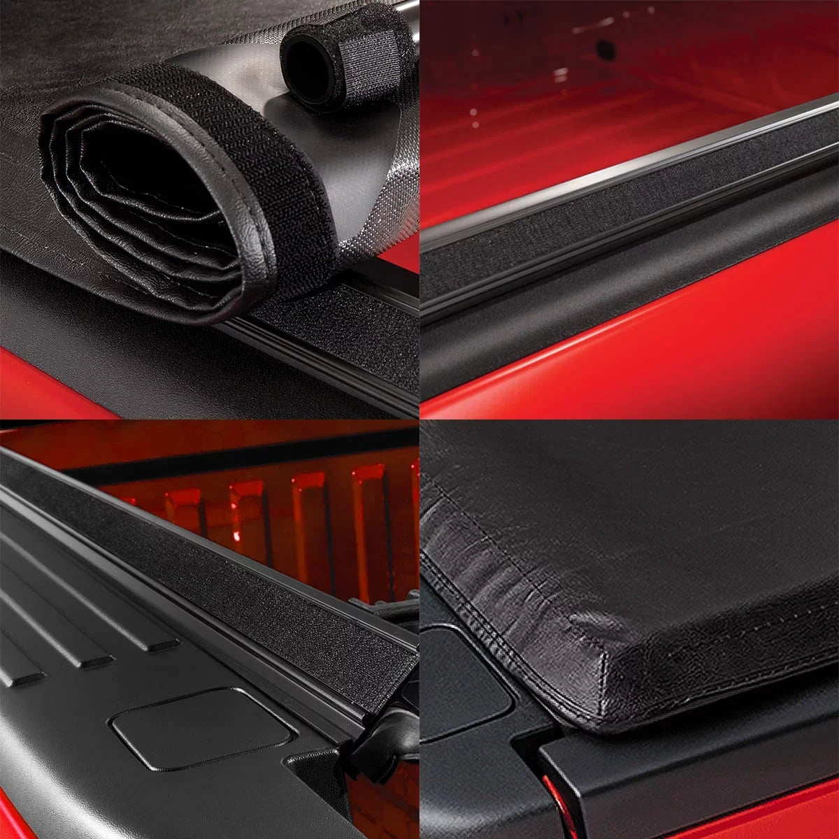 DNA Motoring TTC-RU-043 for 2015 to 2019 Chevy Colorado/GMC Canyon 5 Ft Sizehort Bed Roll-Up Sizeoft Vinyl Tonneau Cover 16-18