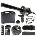 Fujifilm X-T20 Mirrorless Digital Camera External Microphone Vidpro XM-55 13-Piece Professional Video & Broadcast Unidirectional Condenser Microphone Kit