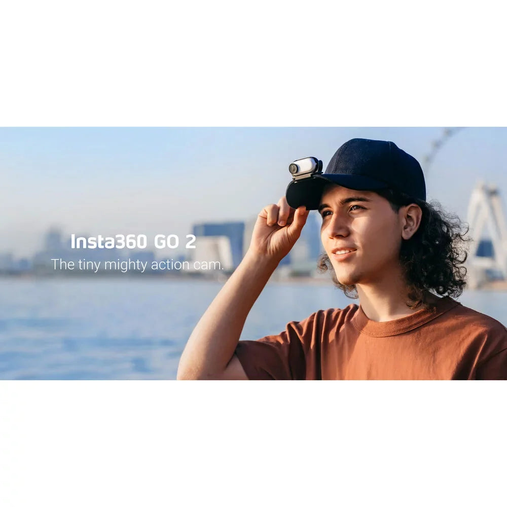 Insta360 GO 2 Digital Camcorder, LCD Sizecreen, High Dynamic Range (HDR), 3K, Ivory