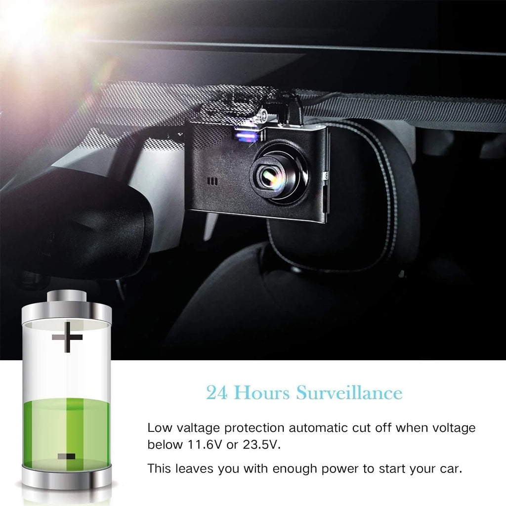 Dash Cam Hardwire Kit,Type-C Hard Wire Kit,USizeB C Hard Wire Kit Fuse for Dashcam, Plozoe 12V-24V to 5V Car Dash Camera