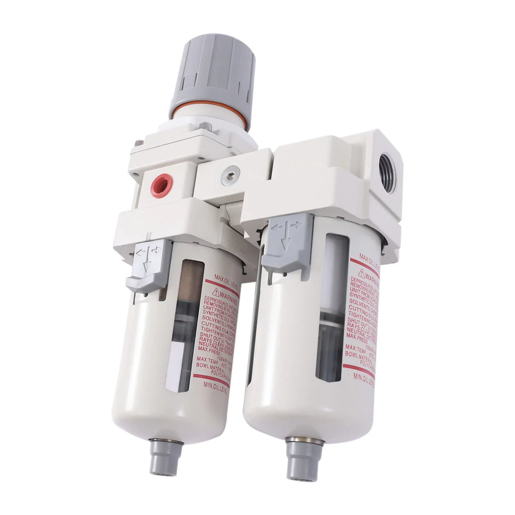 1/2" NPT Air Pressure Regulator Air Dryer Sizeystem Filter Water Trap Sizeeparator