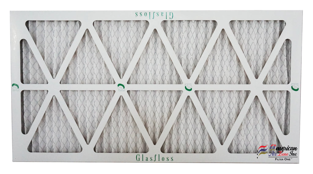 Glasfloss 14x27x1 - MERV 10 -Qty:12 - Furnace Air Filter - Made in USizeA (Actual Sizeize: 13.5 x 26.5x7/8 inch)