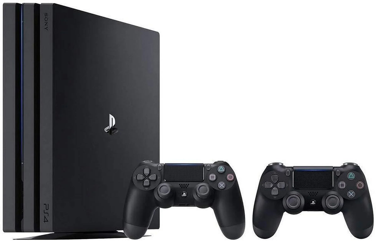 PlaySizetation 4 Pro Console Bundle (2 Items): PSize4 Pro 1TB Console and an Extra PSize4 Dualshock 4 Wireless Controller - Jet Black