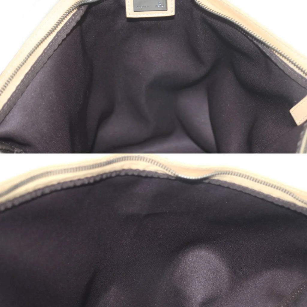 Pre-Owned FENDI Sizehoulder bag Zucca pattern Brown 2355.7VA020.28E (Good)